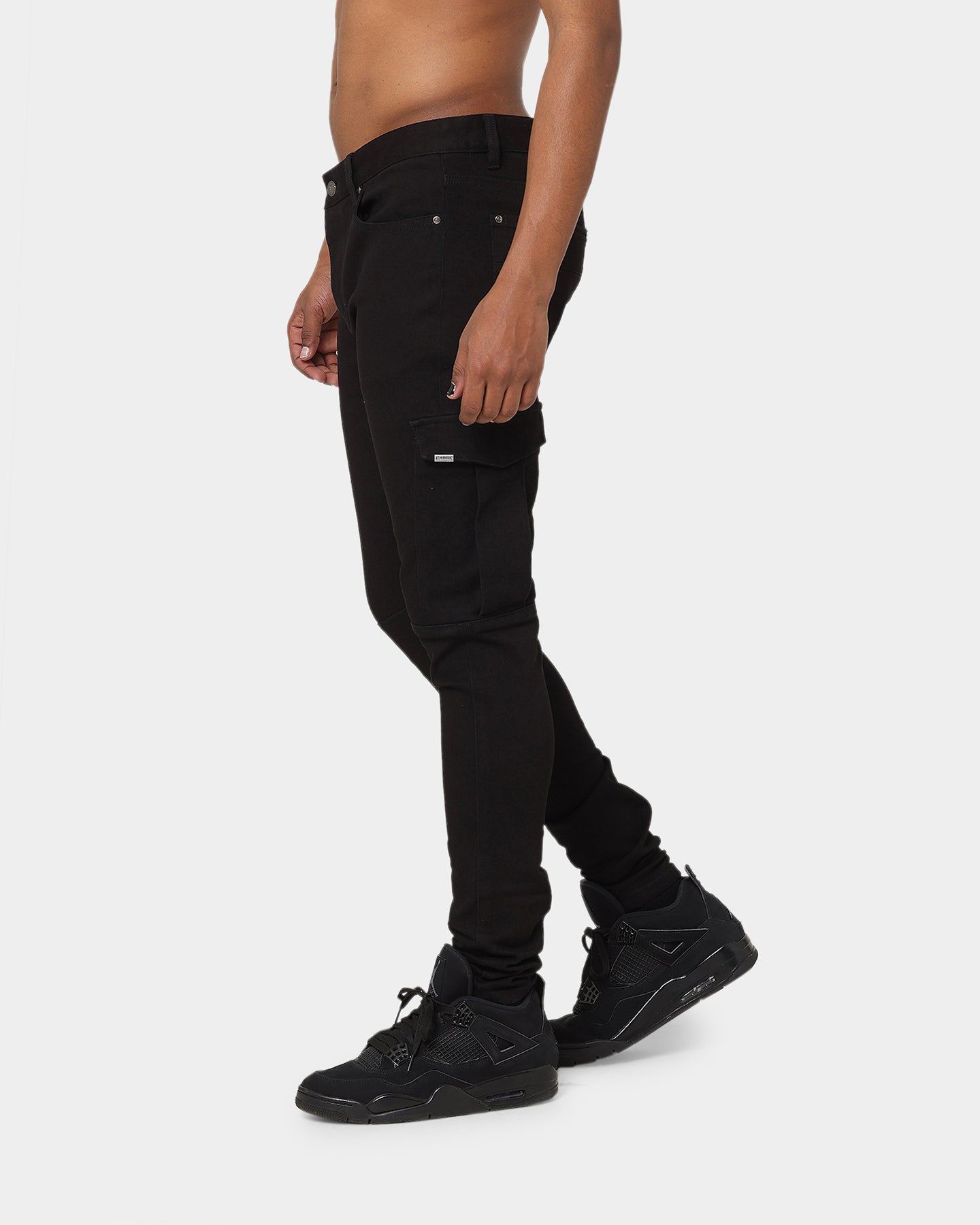 Carré Evolution Cargo Jeans Black
