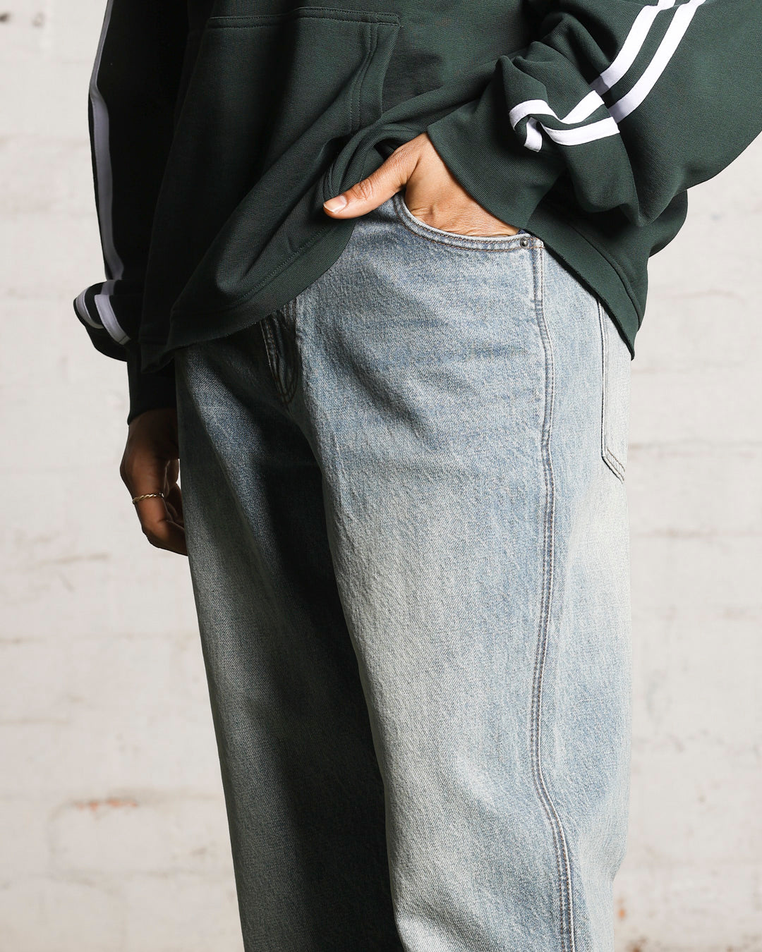 Saint Morta Empire Relaxed Jeans Vintage Blue