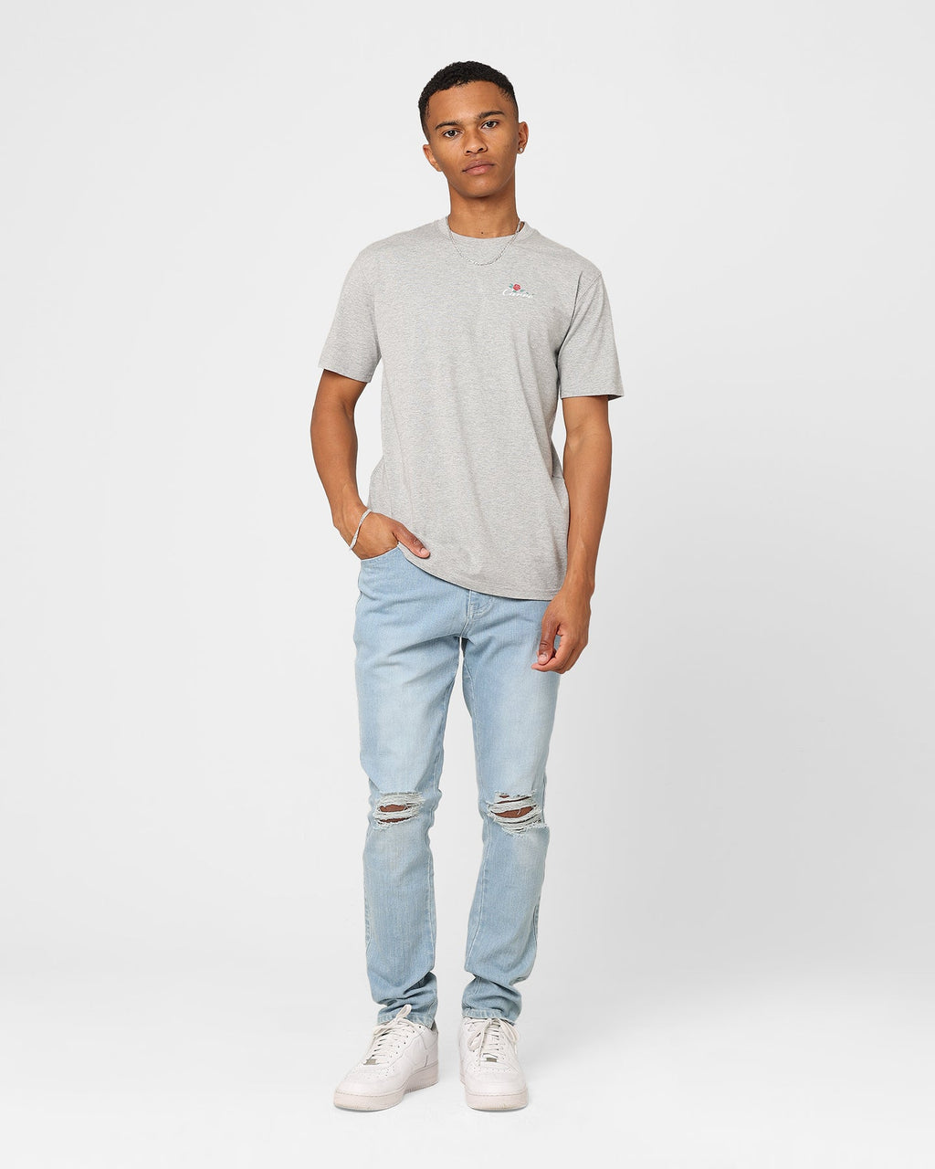 Carre Daily Distressed Jeans Superwash Blue