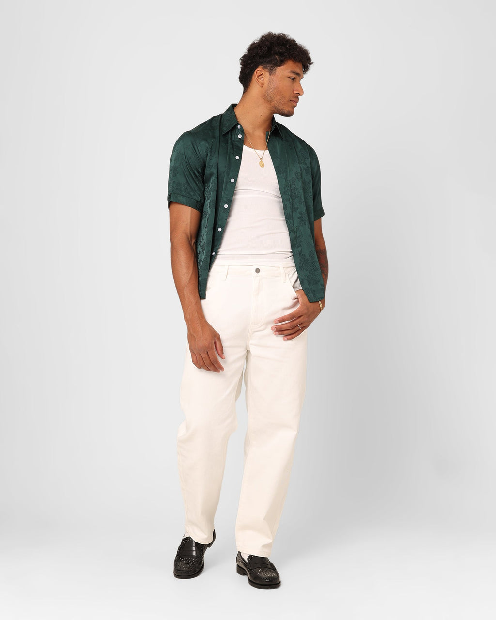 XXIII Dani Baggy Jeans White