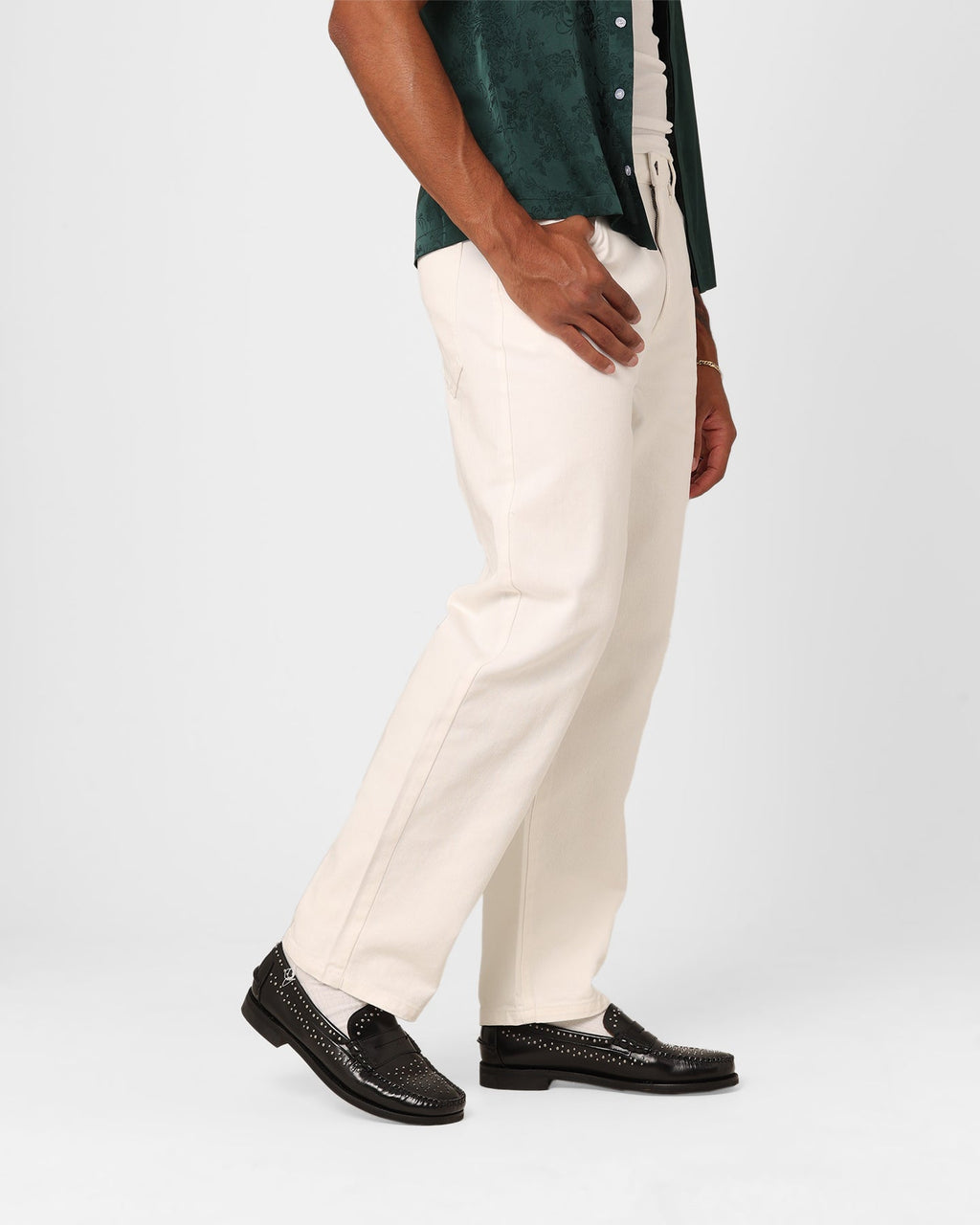 XXIII Dani Baggy Jeans White