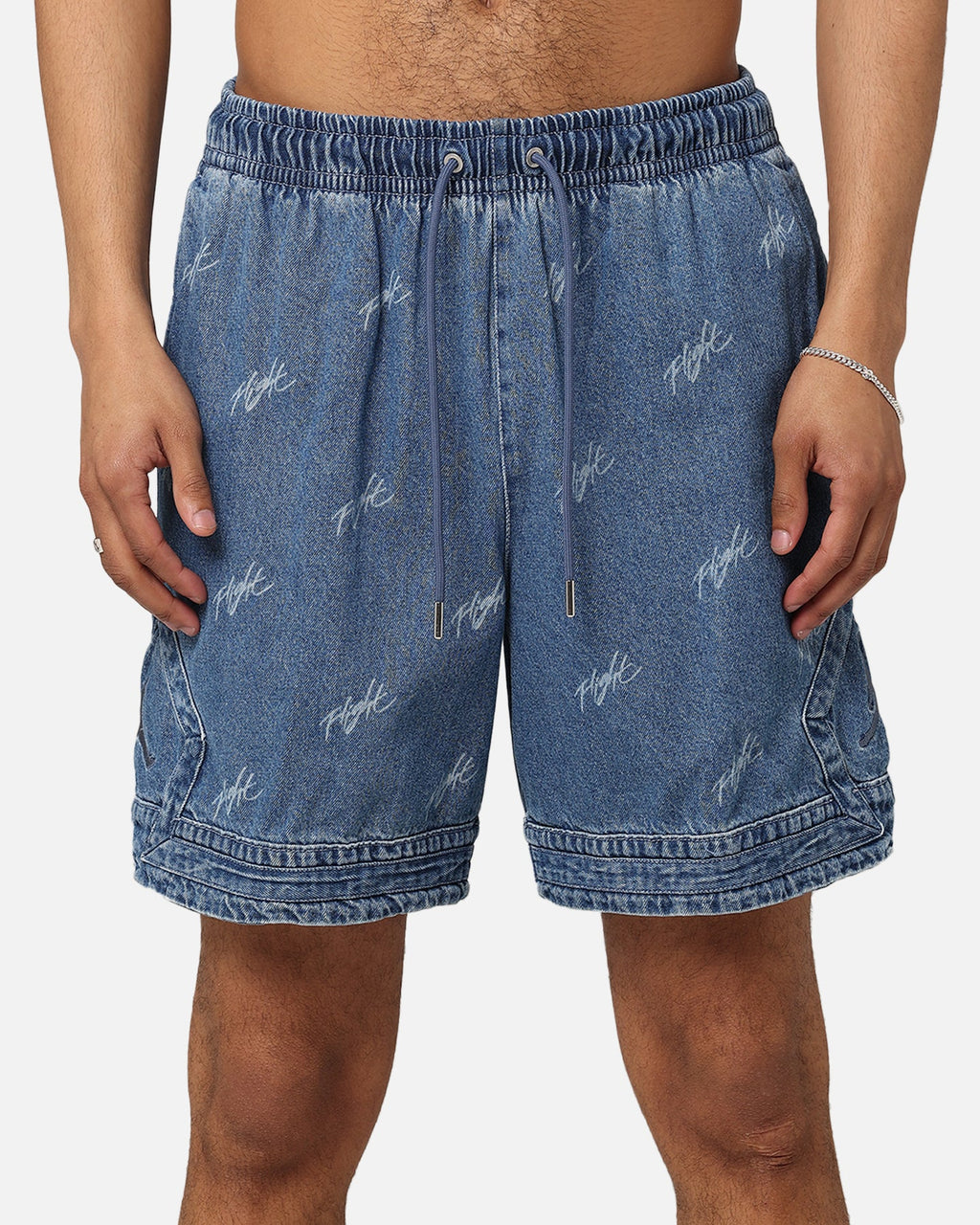 Jordan Air Jordan Deni AOP Shorts Blue Grey