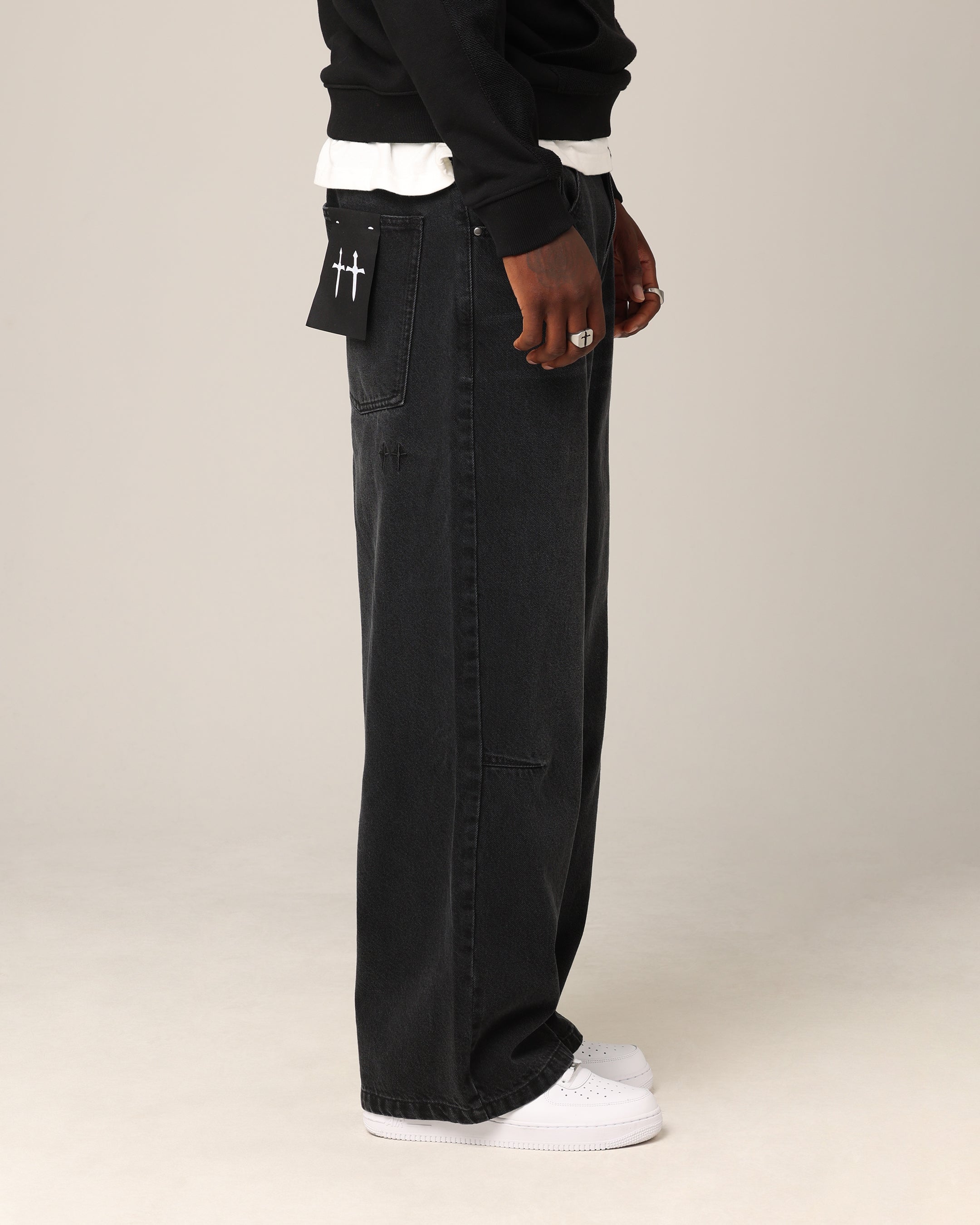 Saint Morta Amplus Jeans Black Shadow