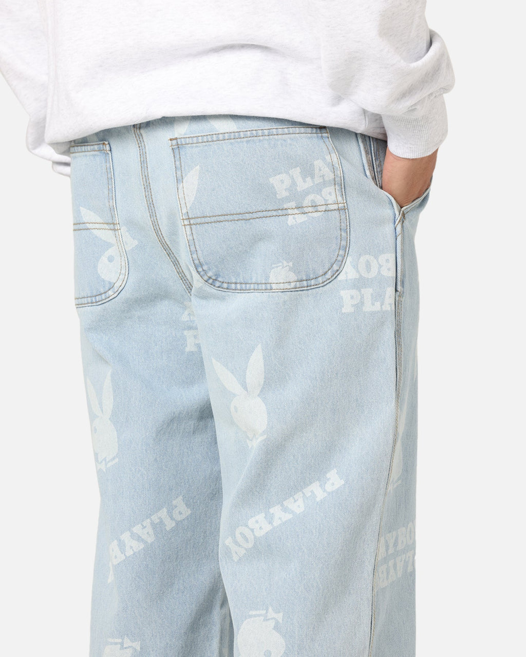 Playboy Mess Denim Jeans Light Indigo