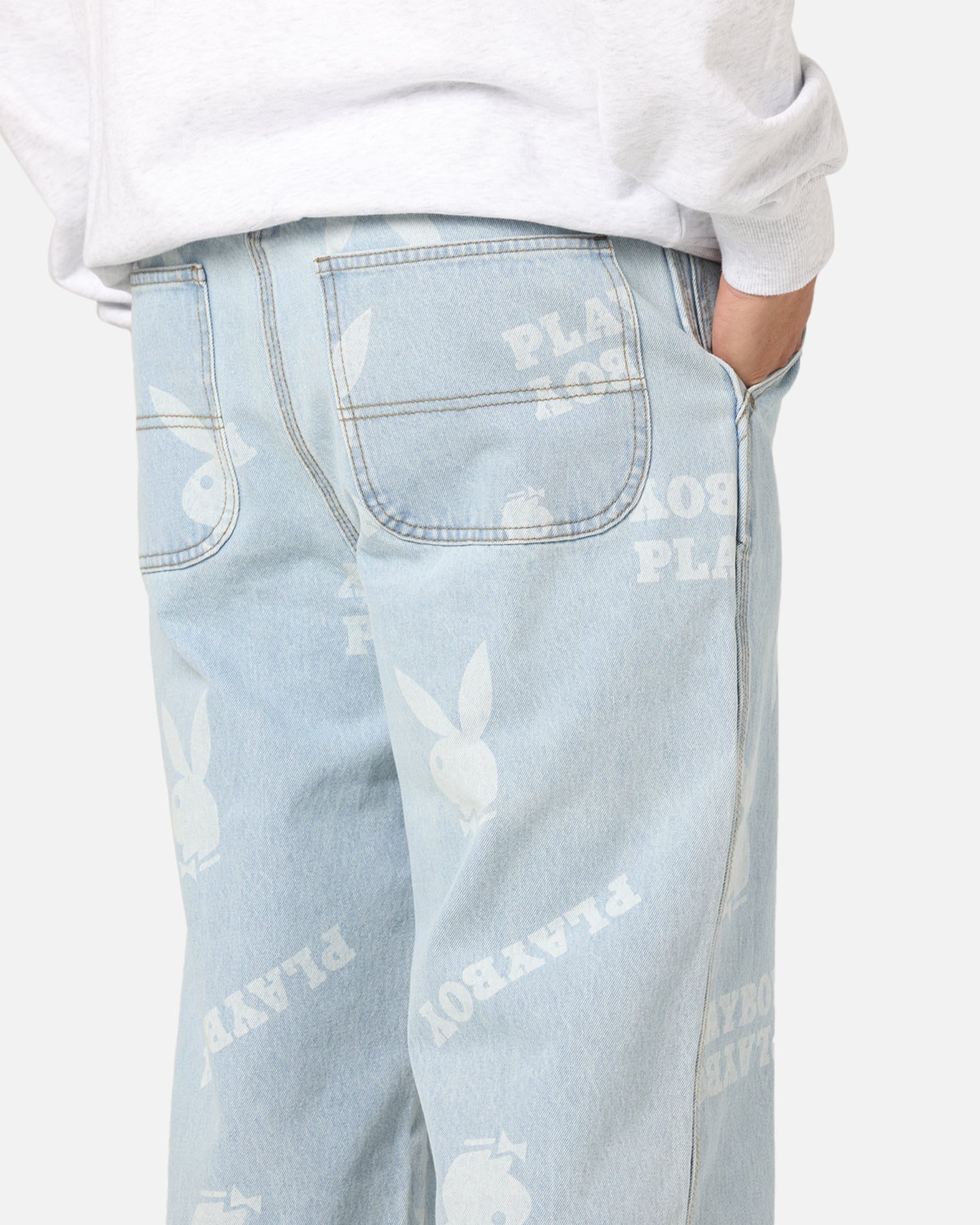 Playboy Mess Denim Jeans Light Indigo