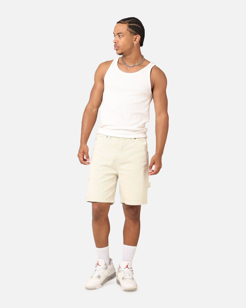 Carre C-Star Denim Shorts Stone