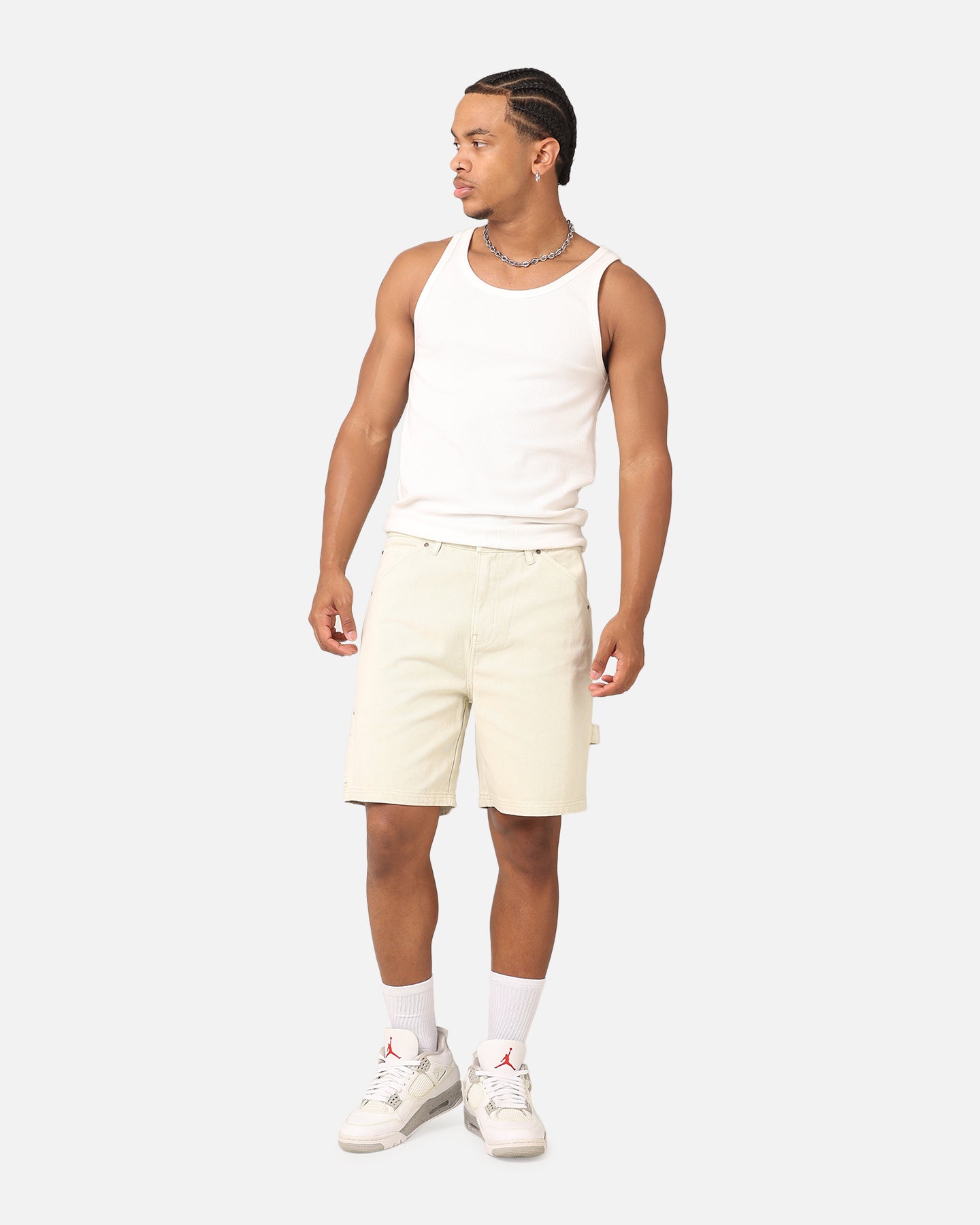 Carre C-Star Denim Shorts Stone