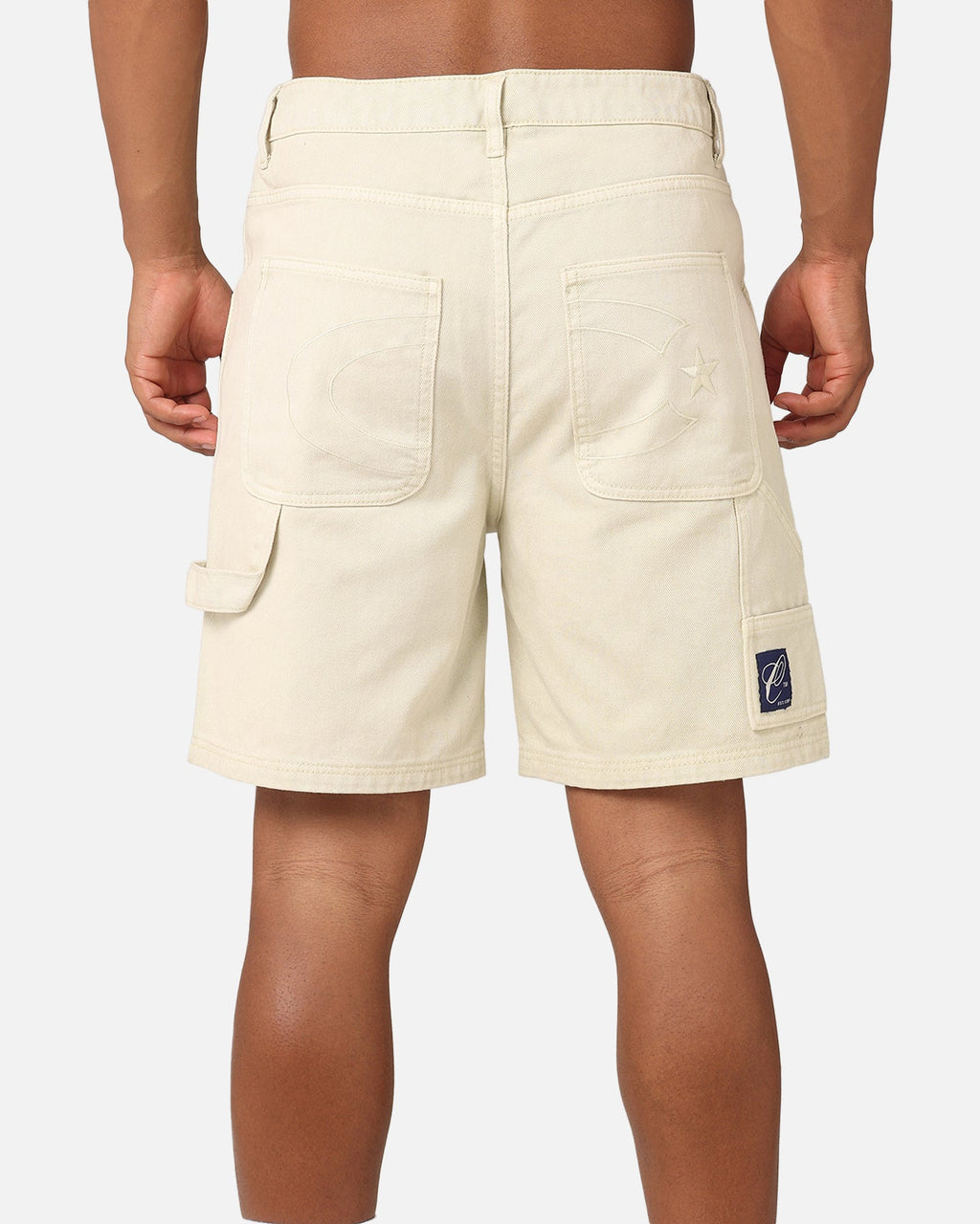 Carre C-Star Denim Shorts Stone