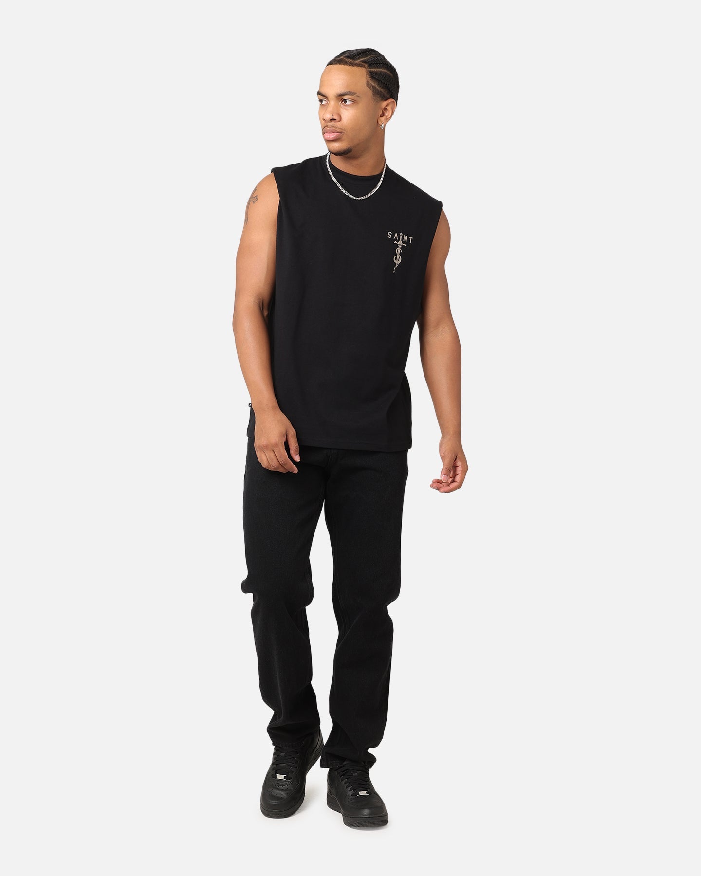 Saint Morta Psykhe Jeans Washed Black