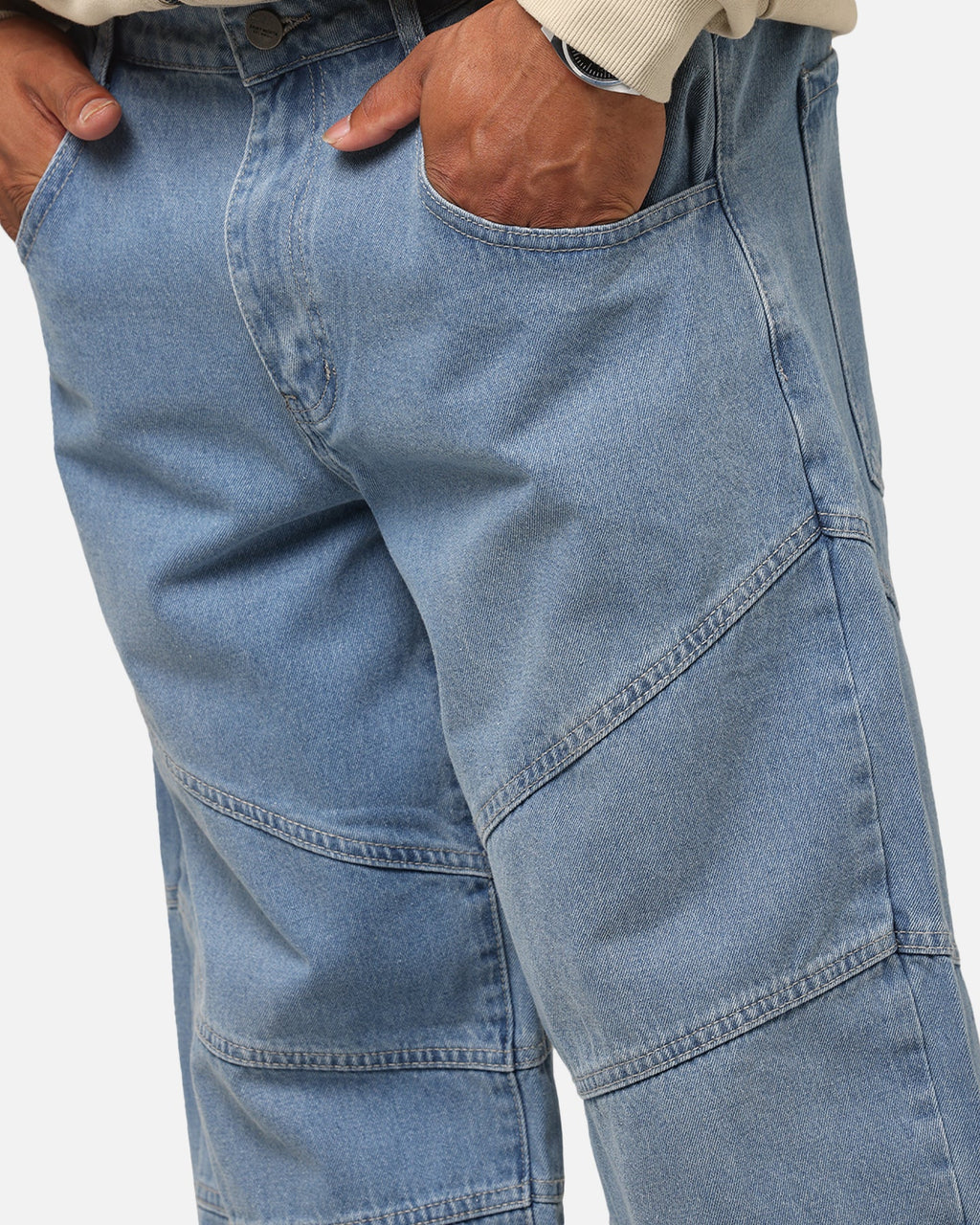 Saint Morta Amplus Armoury Jeans Mid Blue