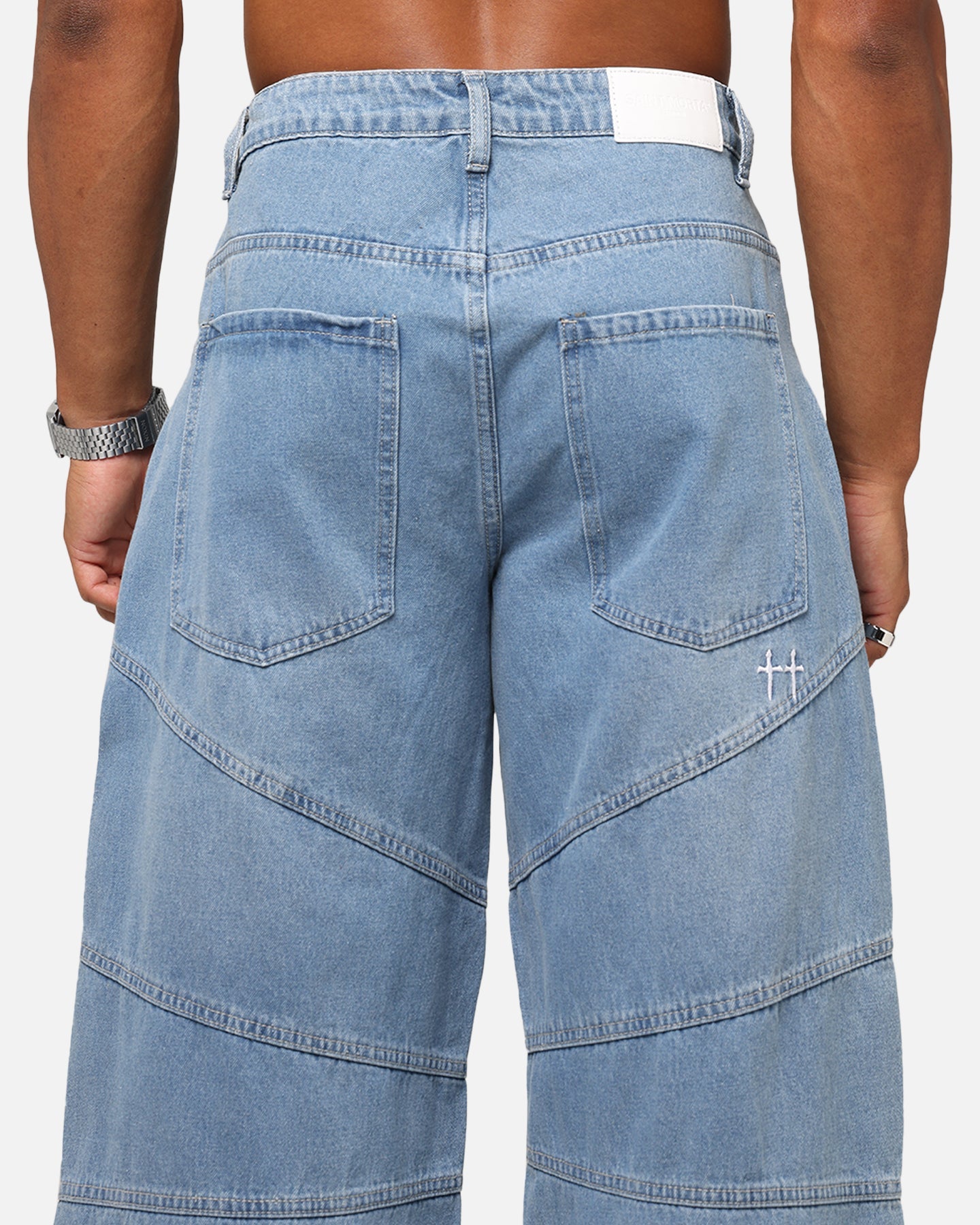 Saint Morta Amplus Armoury Jeans Mid Blue
