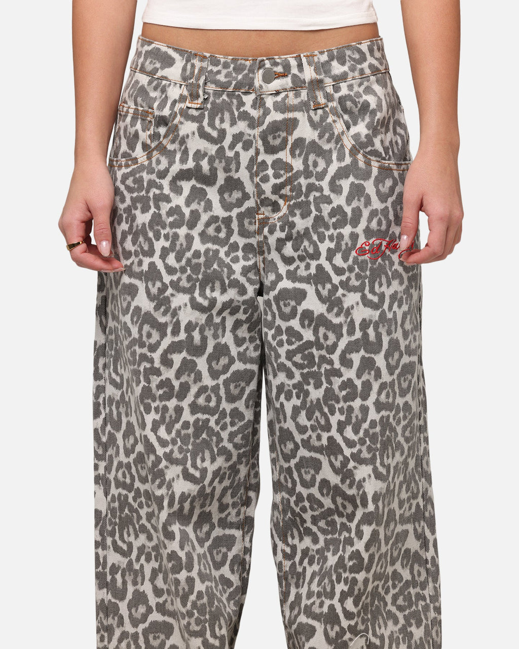 Ed Hardy Women's Leopard Jeans Leopard