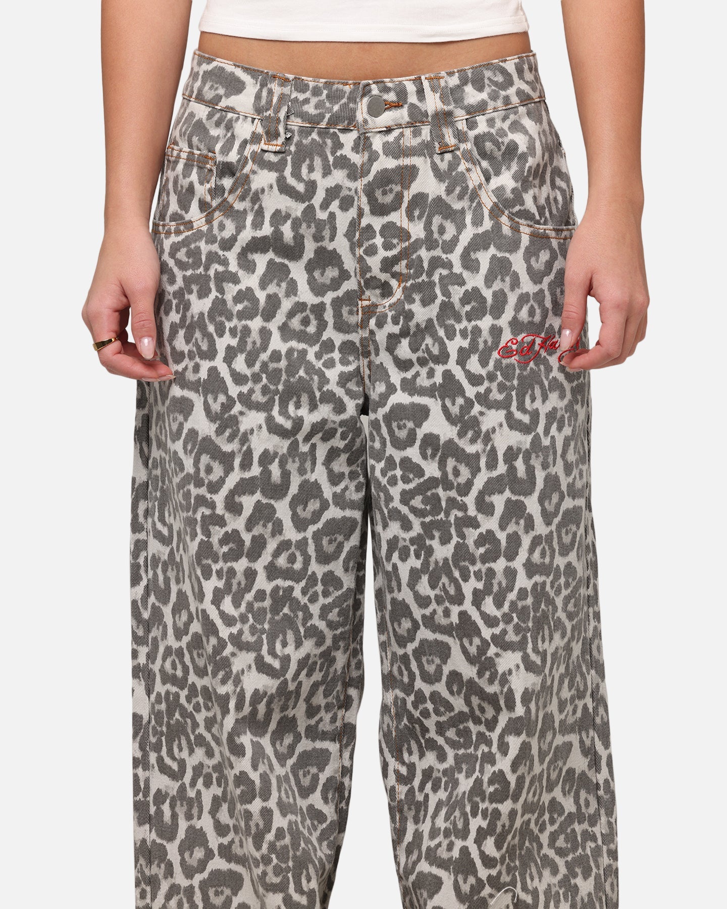 Ed Hardy Women's Leopard Jeans Leopard
