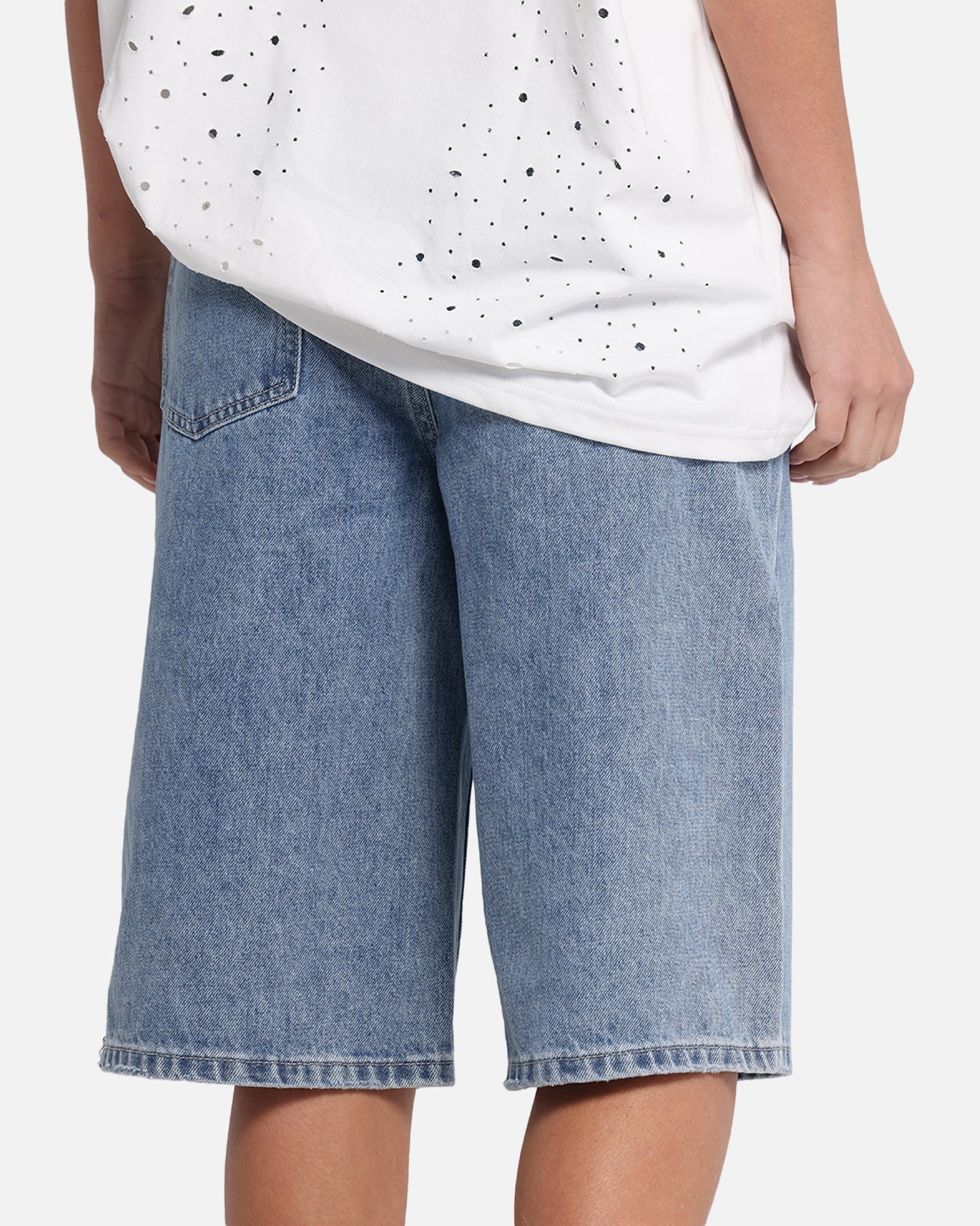 XXIII Women's Low Rider Jorts Blue Denim