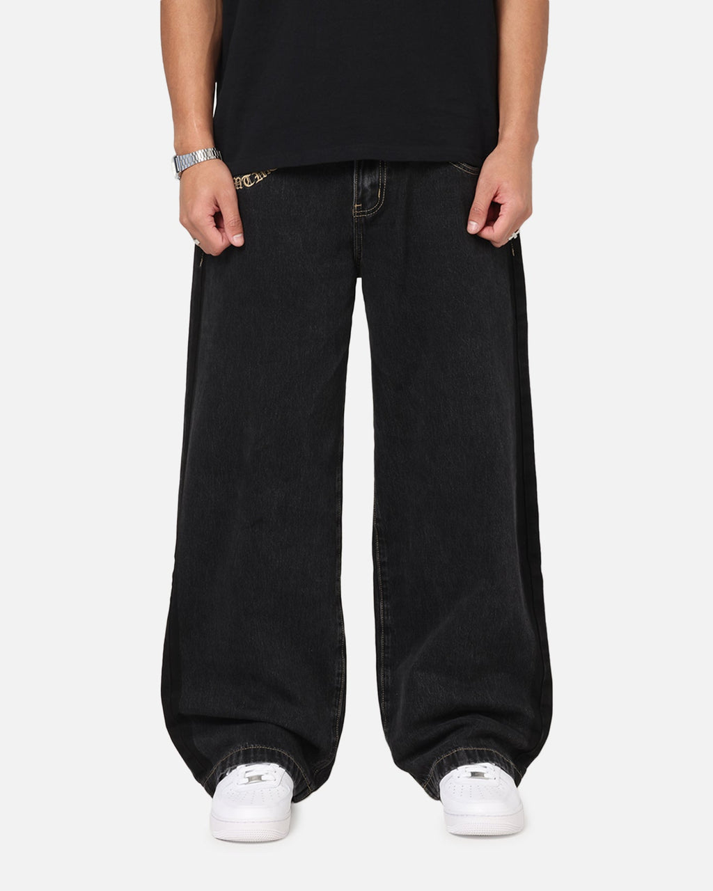 Saint Morta Amplus Rodeo Drive Recon Jeans Black Shadow