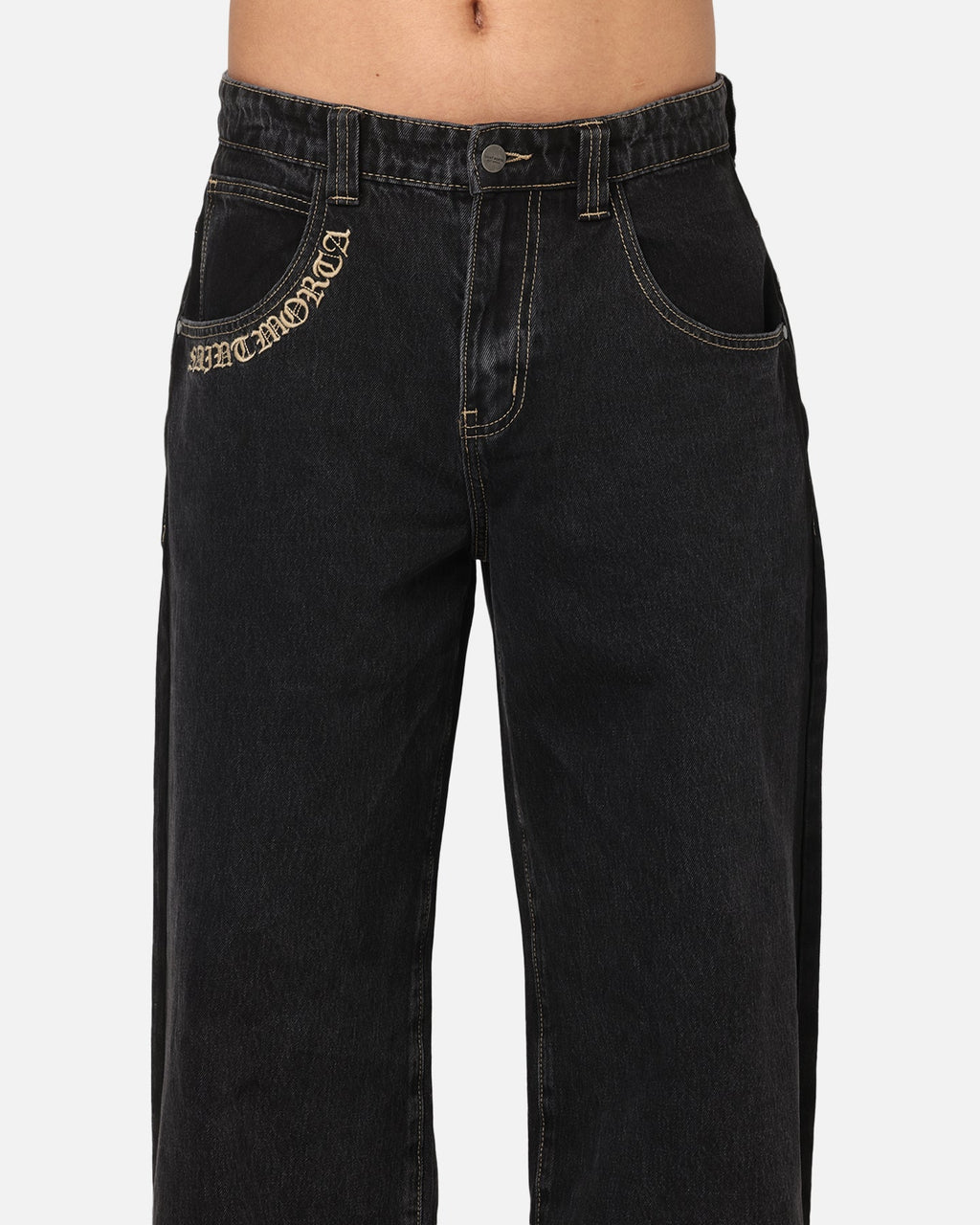 Saint Morta Amplus Rodeo Drive Recon Jeans Black Shadow