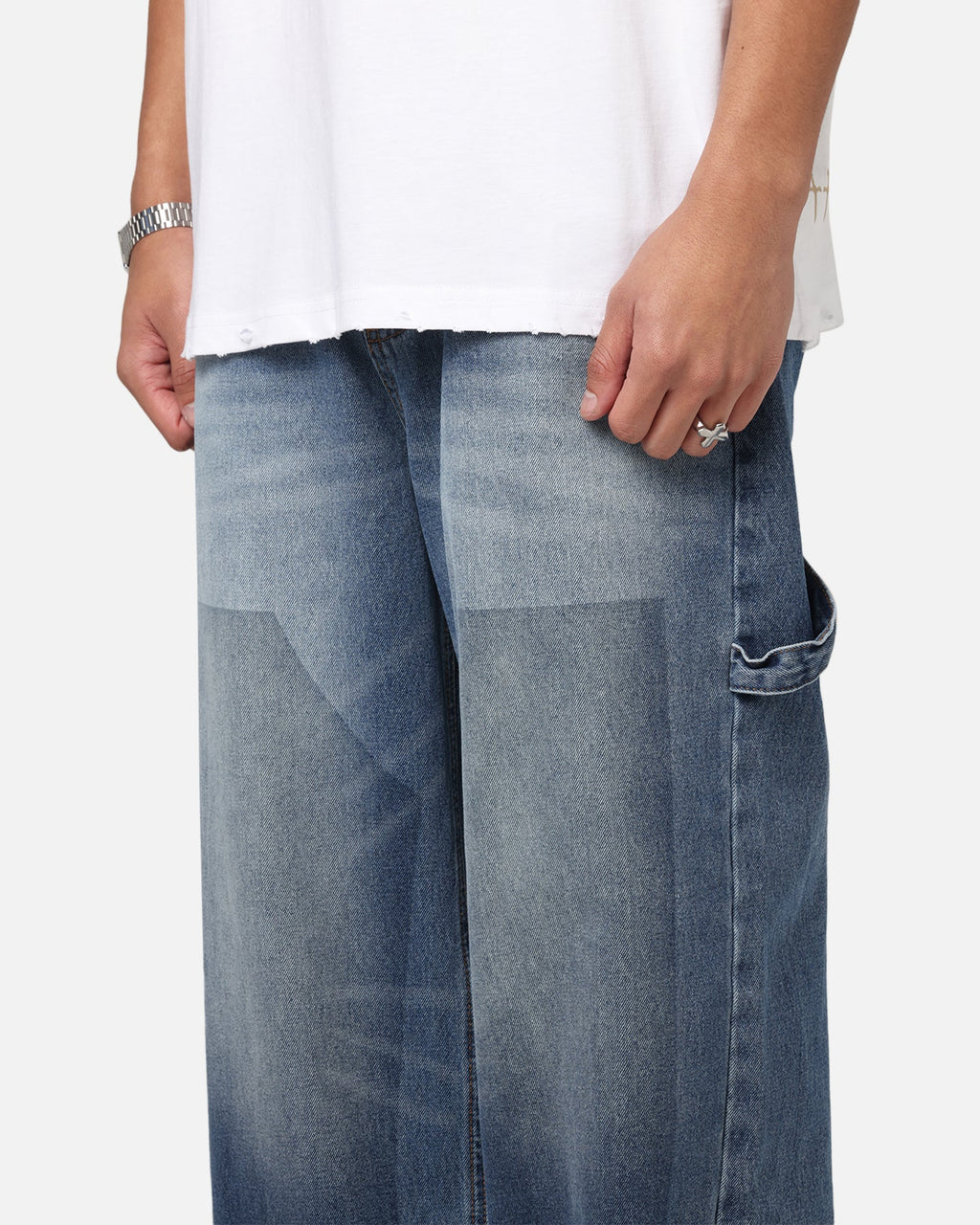 Saint Morta Amplus Recon Carpenter Jeans Vintage Blue