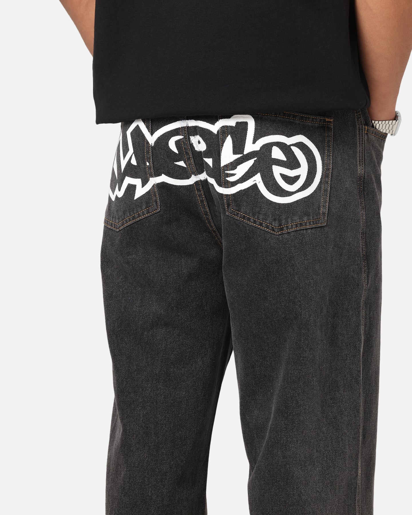 X-Large Mark Bull Denim 91 Pants Washed Black