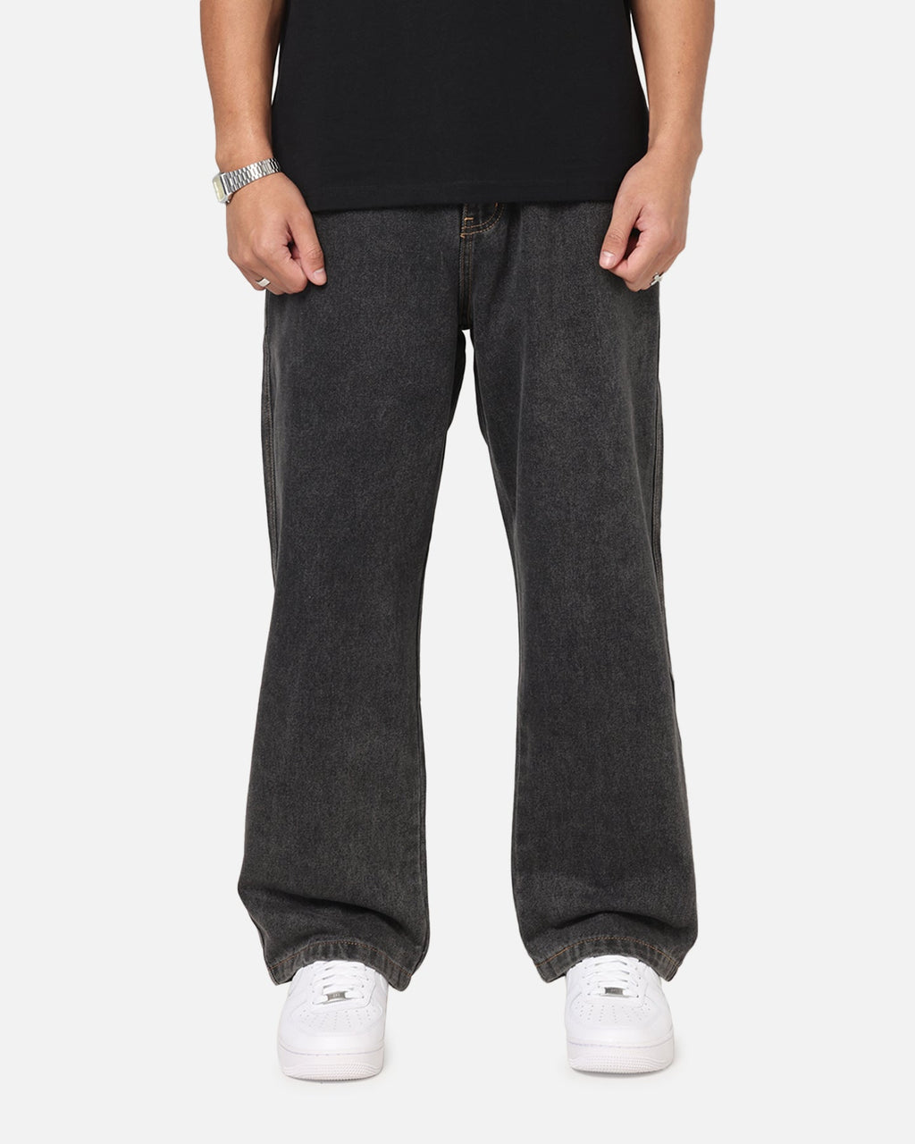 X-Large Mark Bull Denim 91 Pants Washed Black