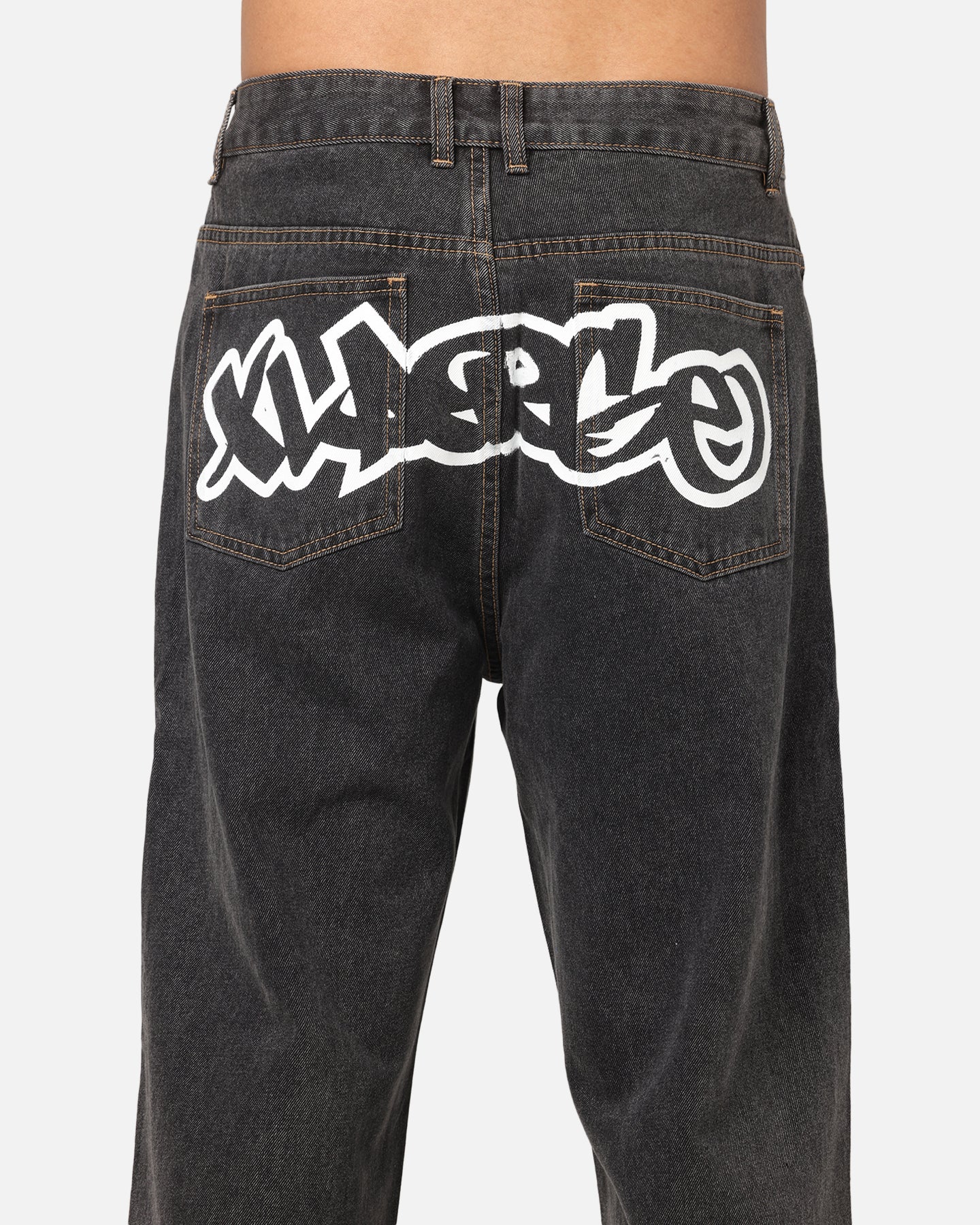 X-Large Mark Bull Denim 91 Pants Washed Black