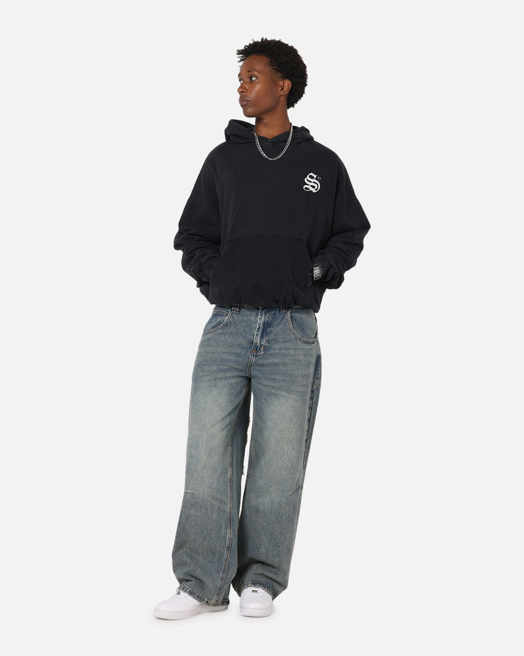 Saint Morta Amplus Crossfire Jeans Dirty Denim