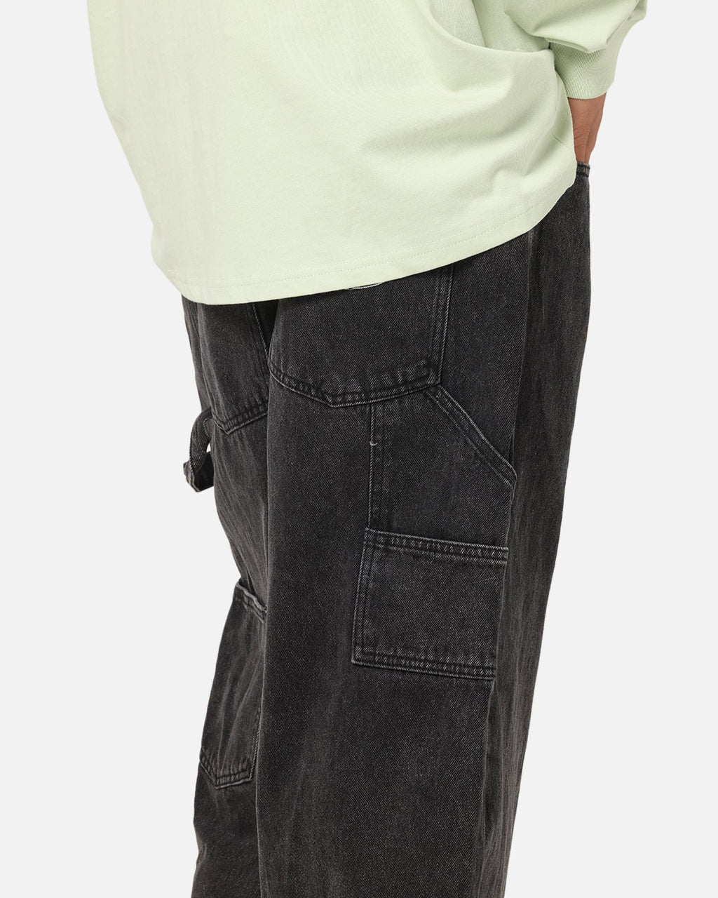 Carre Baggy Carpenter Jeans Black