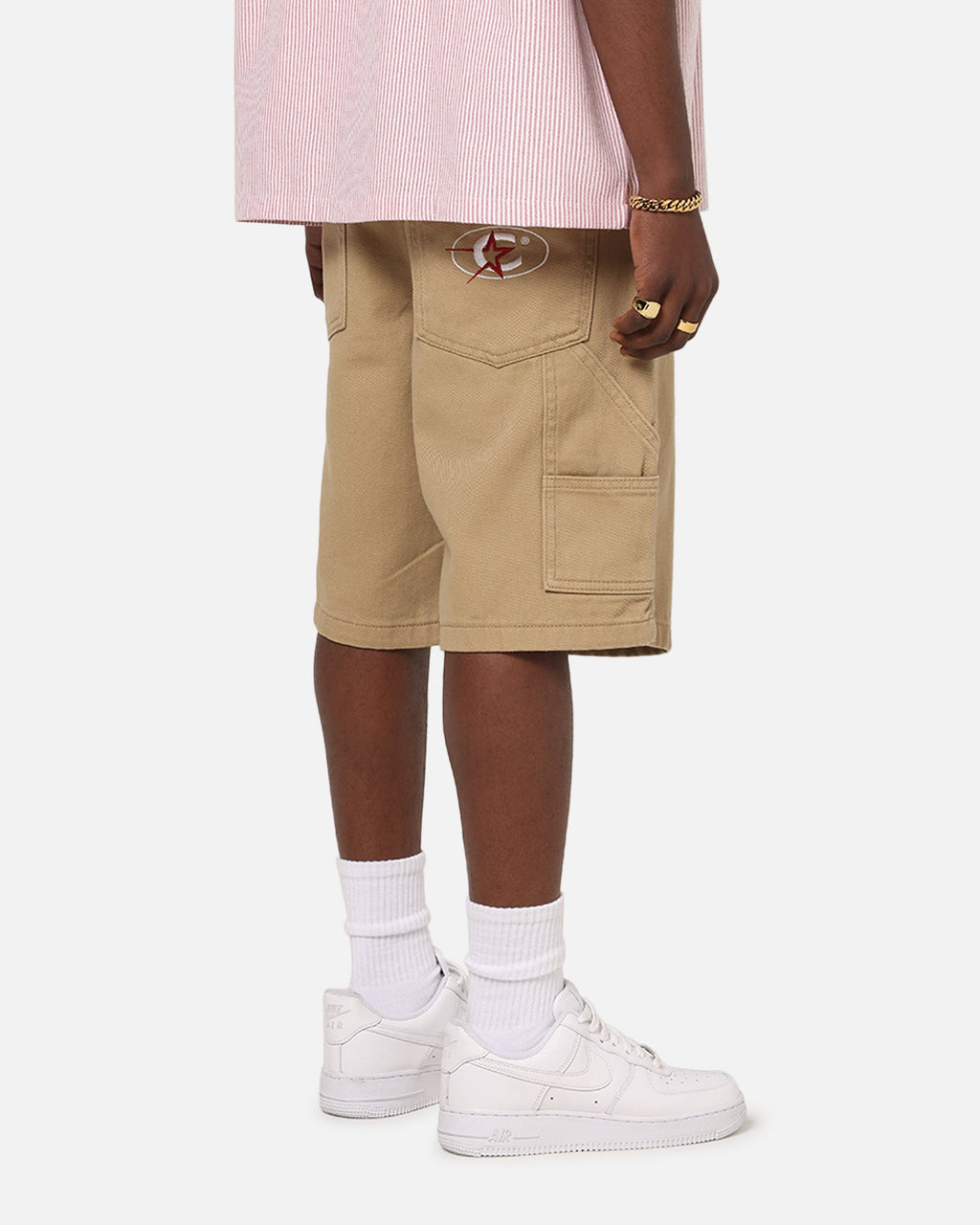 Carre Carpenter Jorts Stone