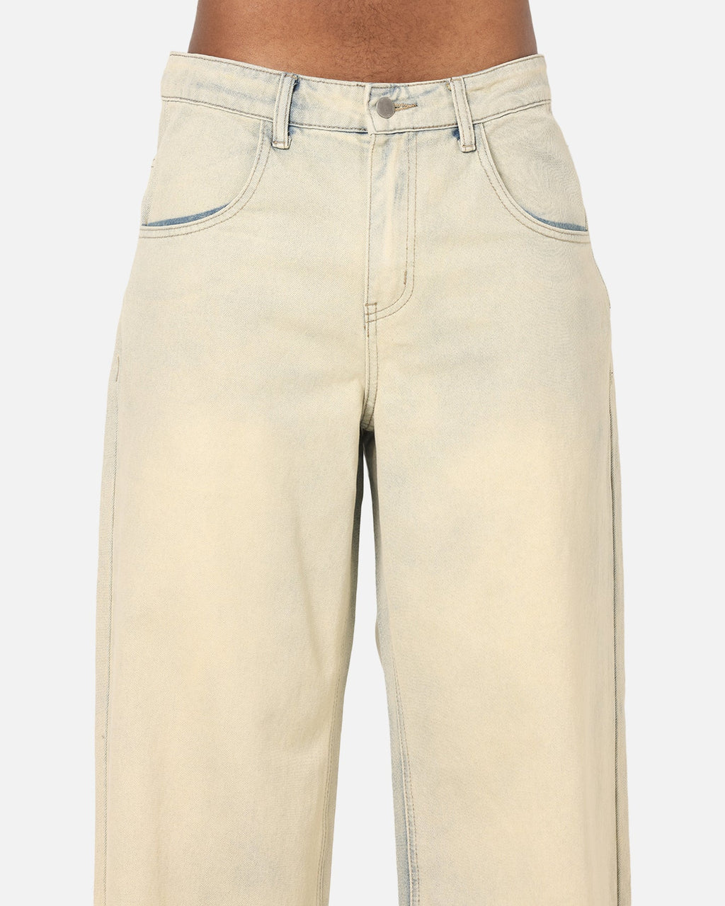 Ed Hardy Wide Leg Skull Jeans Sage