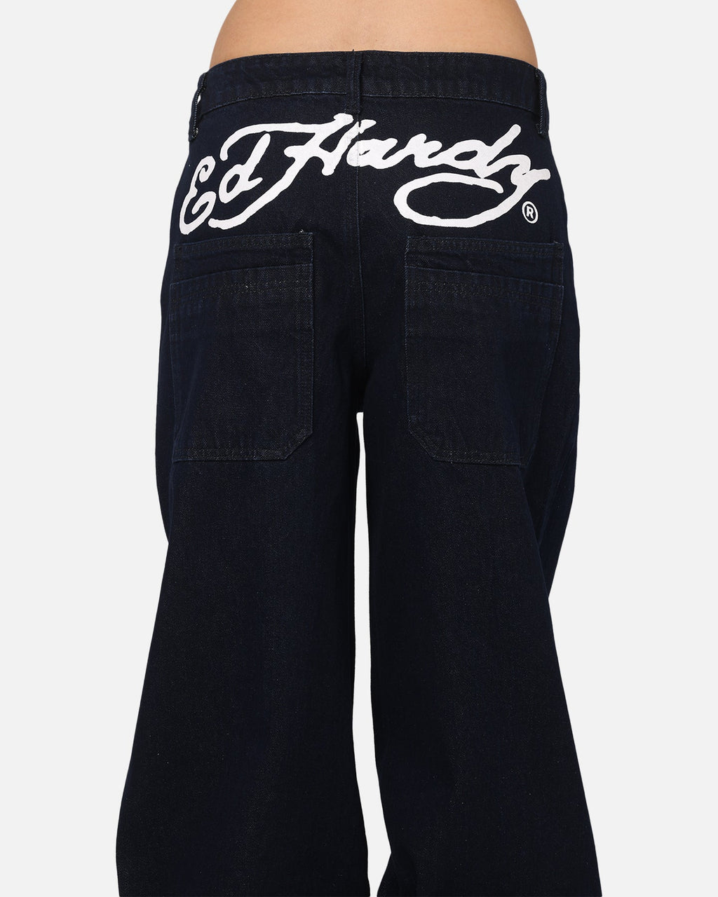 Ed Hardy Women's Cuffed Jeans Indigo