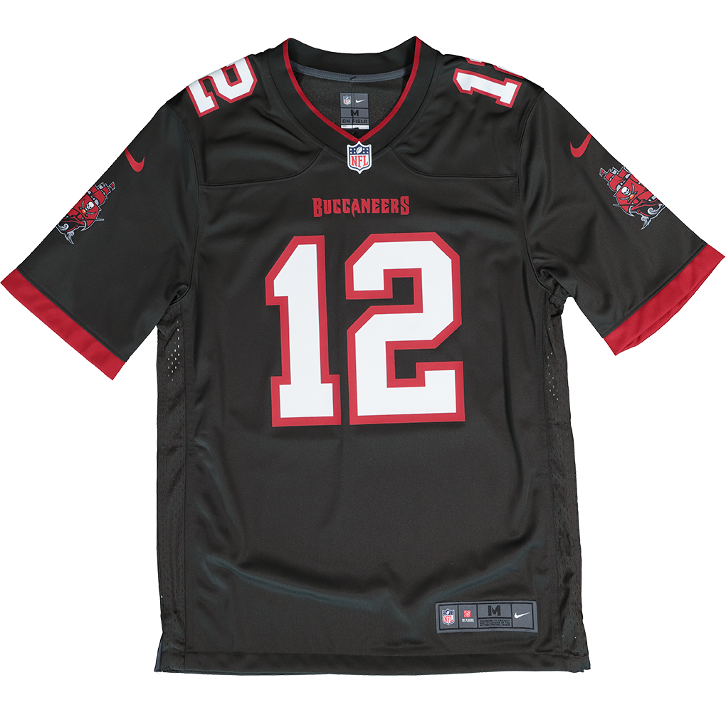 Nike Men's Tom Brady # 12 Tampa Bay Buccaneers NFL Game Jersey Deep Pewter
