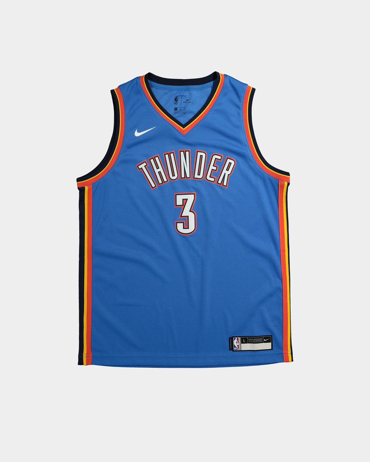 Nike Kids' Oklahoma City Thunder Josh Giddey #3 Icon Swingman Jersey Blue