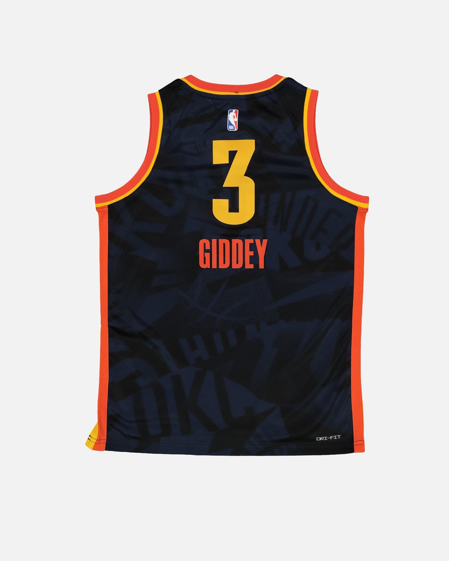 Nike Kids' Oklahoma City Thunder Josh Giddey City Edition 2023/24 Swingman Jersey Black
