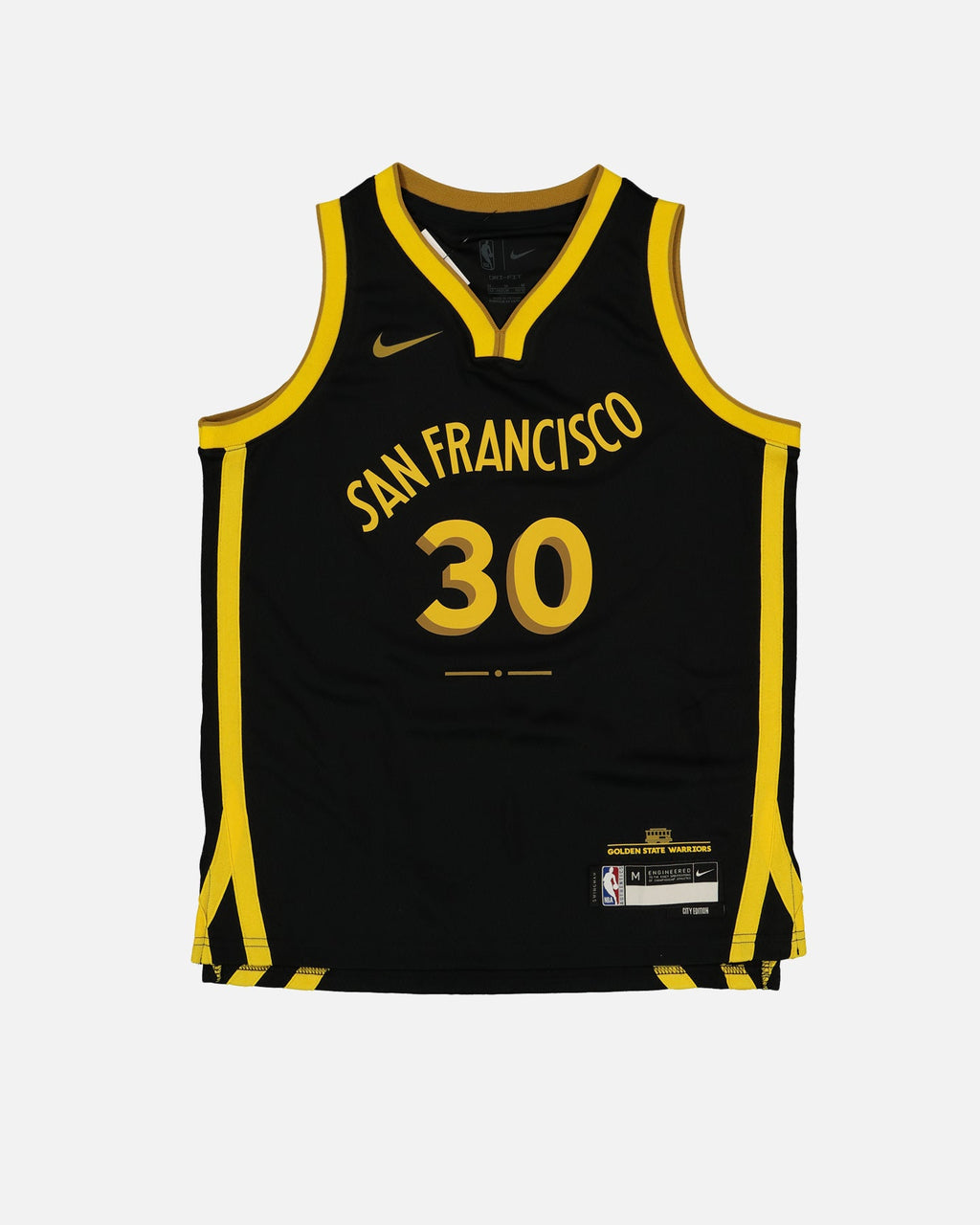 Nike Kids' Golden State Warriors Steph Curry City Edition 2023/24 Swingman Jersey Black